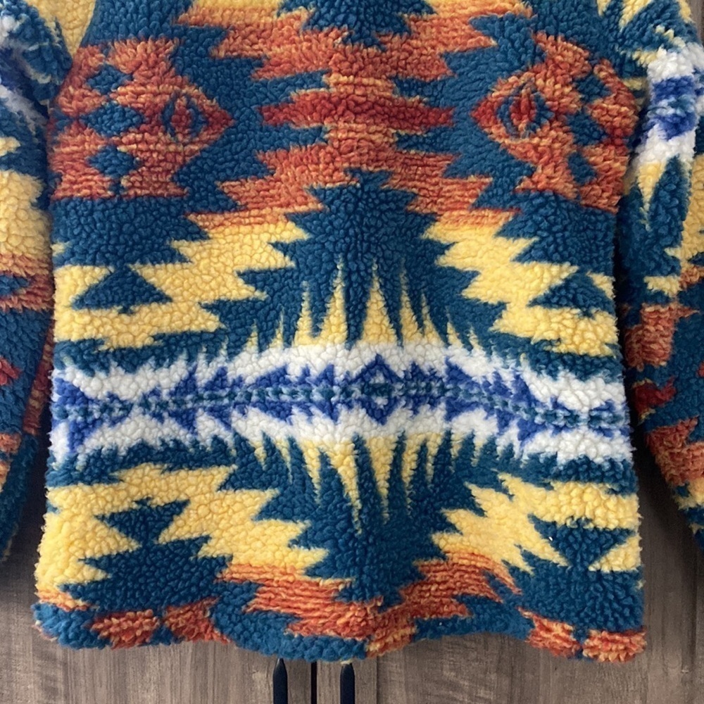 ARIAT -X- Pendleton Collection Pendleton Fleece Jacket zip-up Pockets Size M - Picture 10 of 16